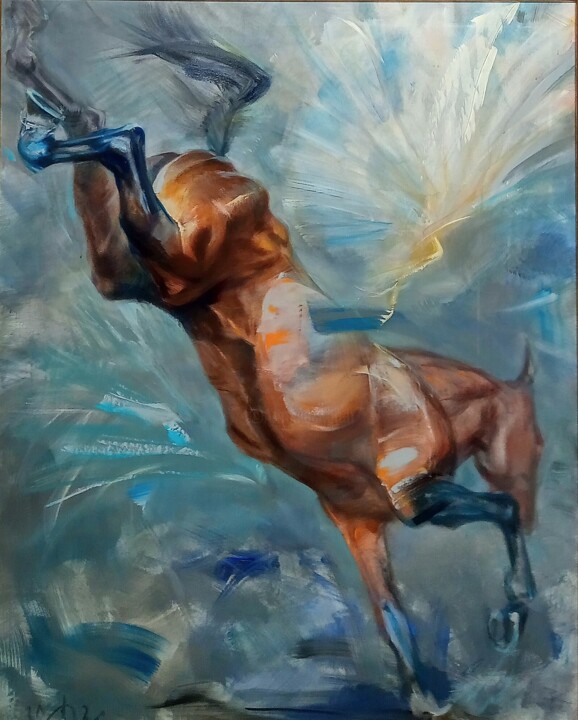 Hyperbole - Contemporary Painting 绘画, 39.4x31.9 in