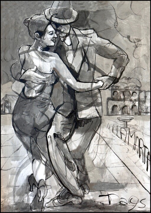 TANGO VILLA MARTA © DAGS Resim, 11,8x16,5 in