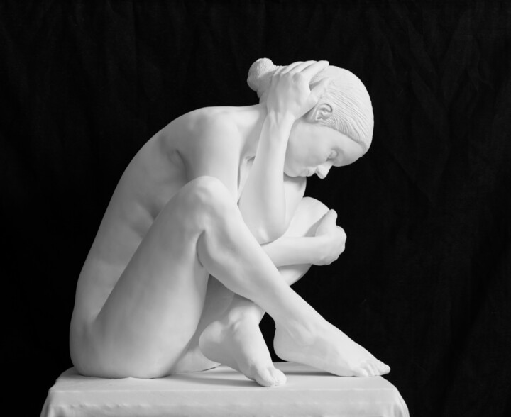 Sculptuur getiteld "Ana Paula" door Lluís Cortezón Vallespí, Origineel Kunstwerk, Hars