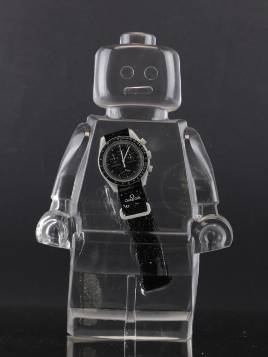 Sculptuur getiteld "Roboclusion Omega &…" door Vincent Sabatier (VerSus), Origineel Kunstwerk, Hars