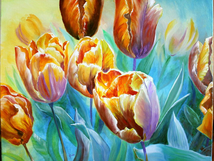Tulpen 绘画, 23.6x31.5 in