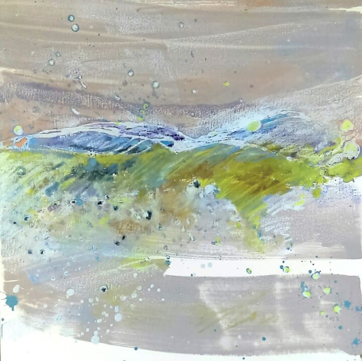 Paysage terre mer 绘画, 19.7x19.7 in
