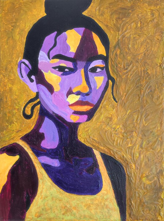 Defiant (from the “Unapologetic” series) 绘画, 9.5x7.1 in