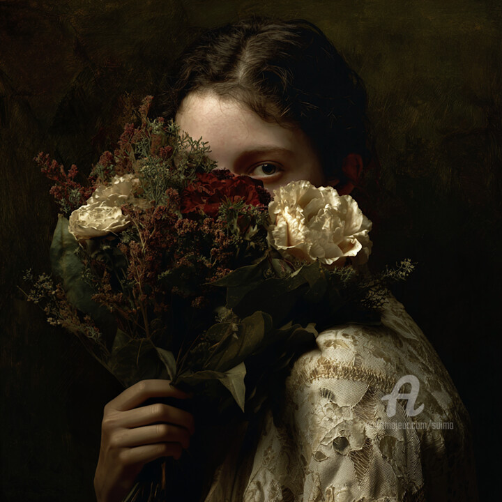 Digital Arts titled "What Can’t Be Undone" by Suima, Original Artwork, AI generated image