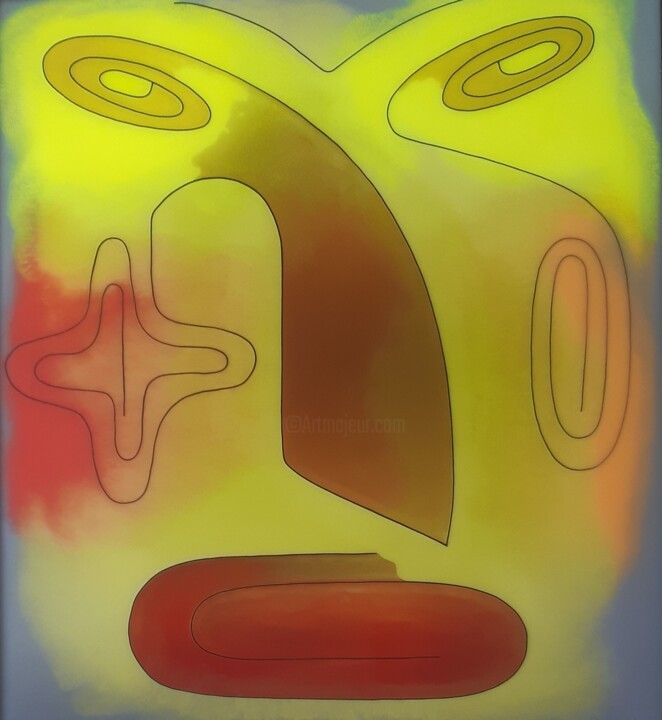 绘画,  35.4x31.5 in 