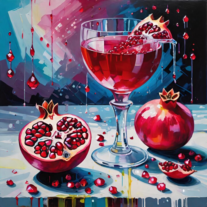 Pomegranate Party 数字艺术