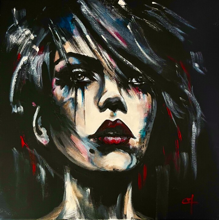 绘画,  15.8x15.8 in 