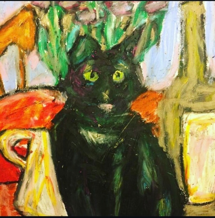 My cat Lucas Desenho, 11x8,5 in