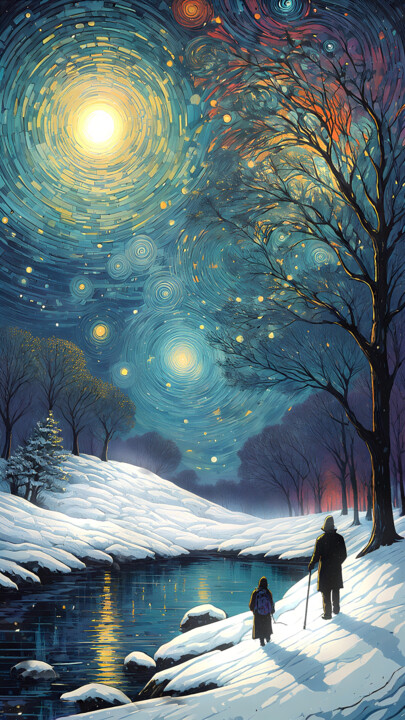 Star Path Through a Winter Tale Digital Arts