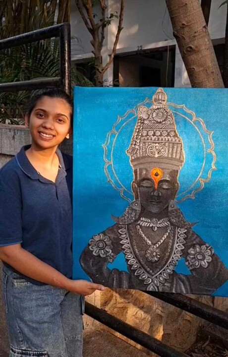 Pandharicha Pandurang Tablo, 63x31,5 in