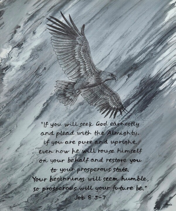 Bible in dream1 绘画, 28.6x23.9 in