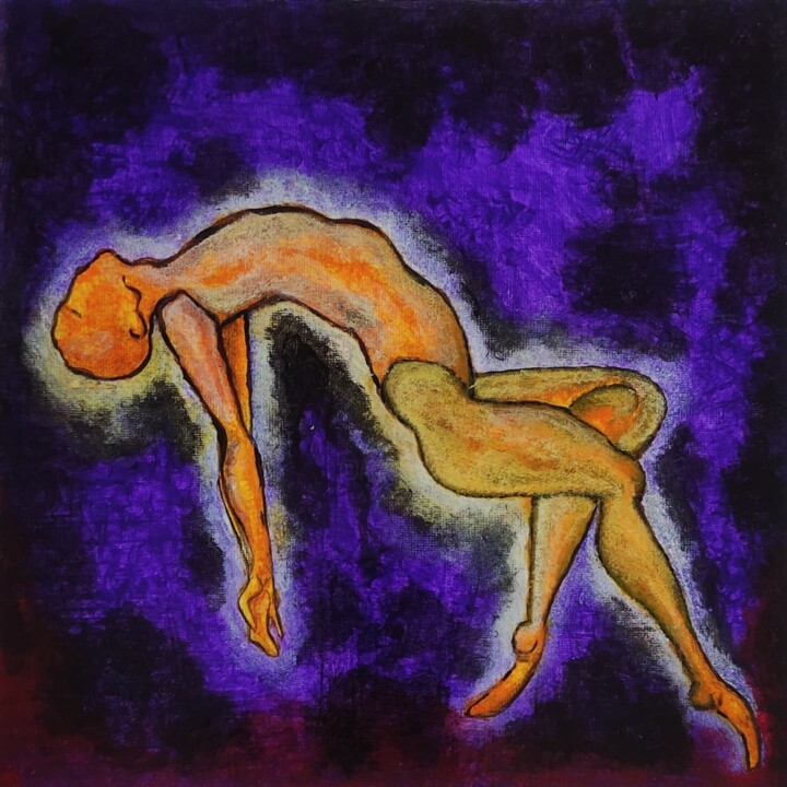 Flying 绘画, 9.8x9.8 in
