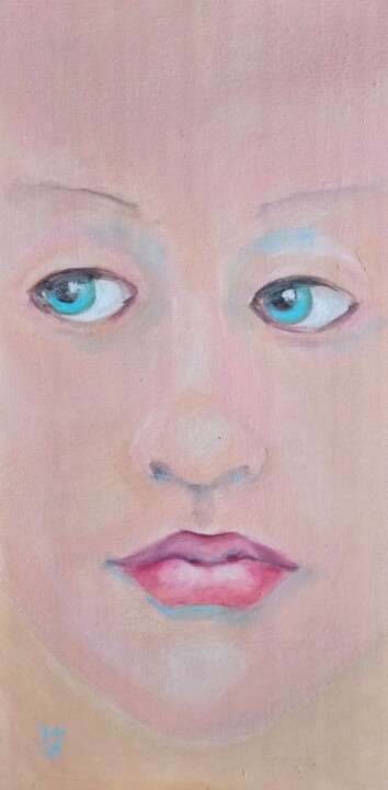 绘画,  13.8x6.9 in 