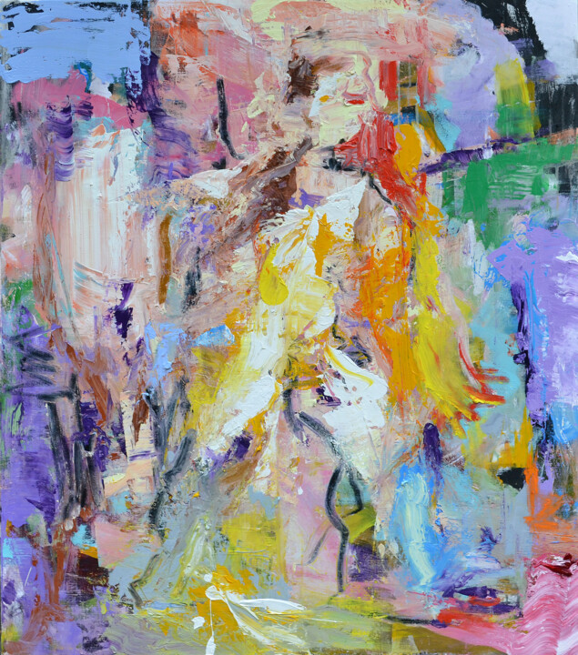 Irreversibly now 绘画, 47.2x39.4 in