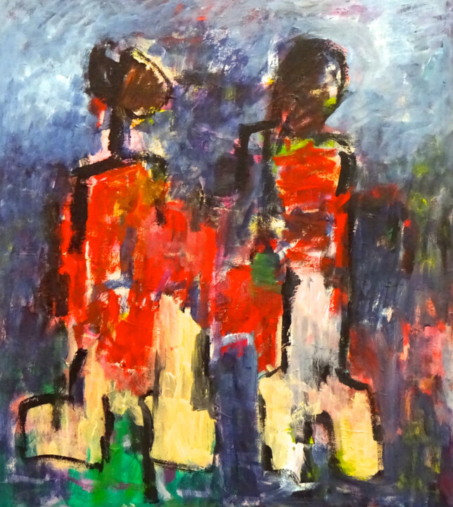Composition 7313 绘画, 39.4x35.4 in
