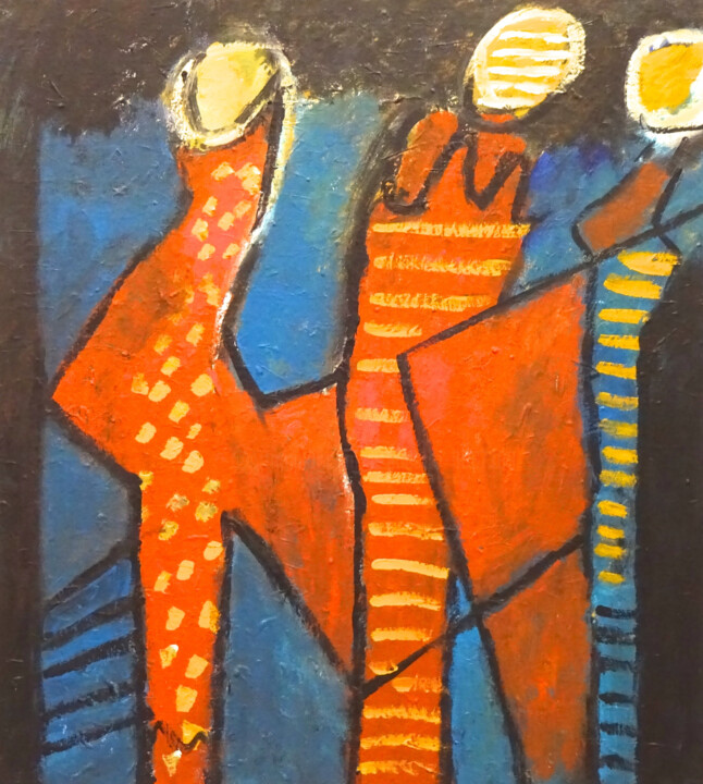 Composition 7035 绘画, 39.4x35.4 in