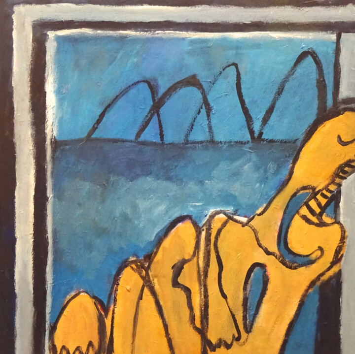 Composition 7039 绘画, 35.4x35.4 in