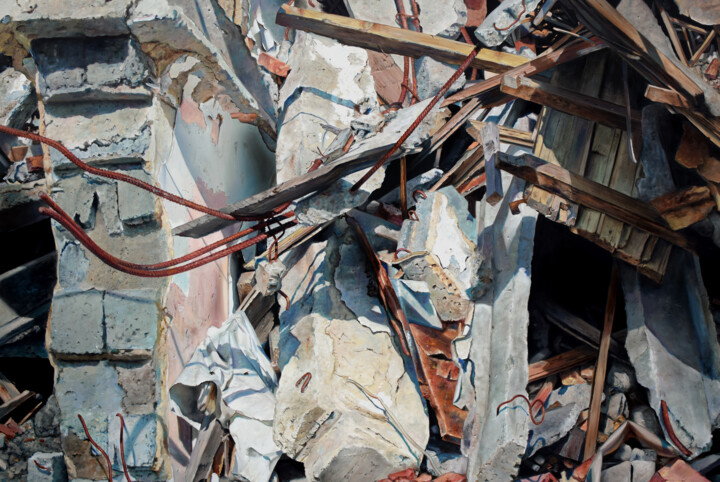 Mariupol 绘画, 39.4x59.1 in