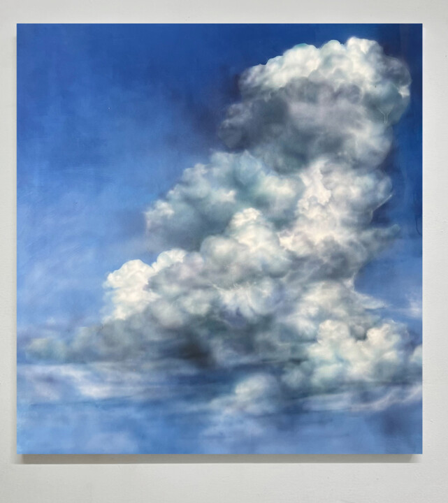 Blue sky 6 Pintura, 39,4x37,4 in