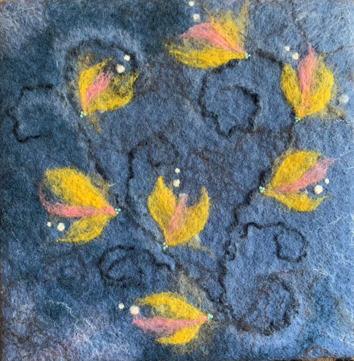 Textielkunst,  10,6x10,6 in 