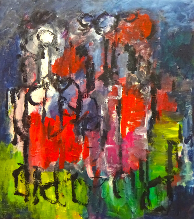 Composition 7315 绘画, 39.4x35.4 in