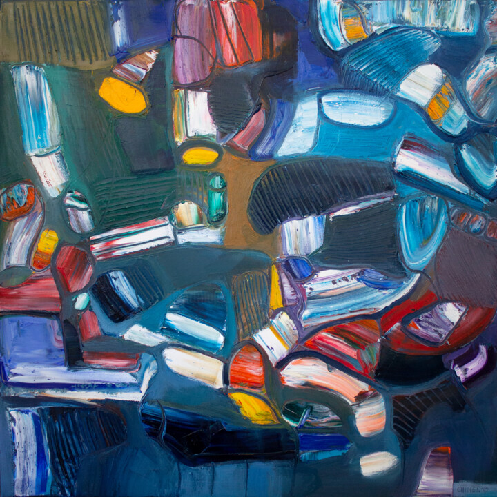 Sens et sensations Tablo, 19,7x19,7 in