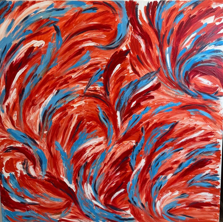 Prosperity 绘画, 39.4x39.4 in
