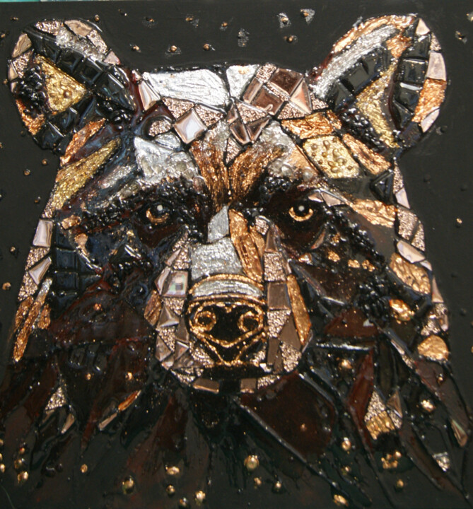 The Bronze Bear 绘画, 19.7x19.7 in