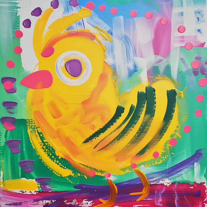 Barbello 绘画, 19.7x19.7 in