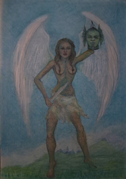 Do you know what I learned? 绘画, 16.5x11.7 in