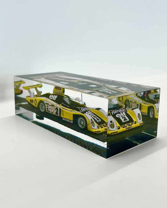 Xrace - Velocità Sigillata - Renault Alpine A442B - Le Mans 雕塑, 1.6x5.5 in