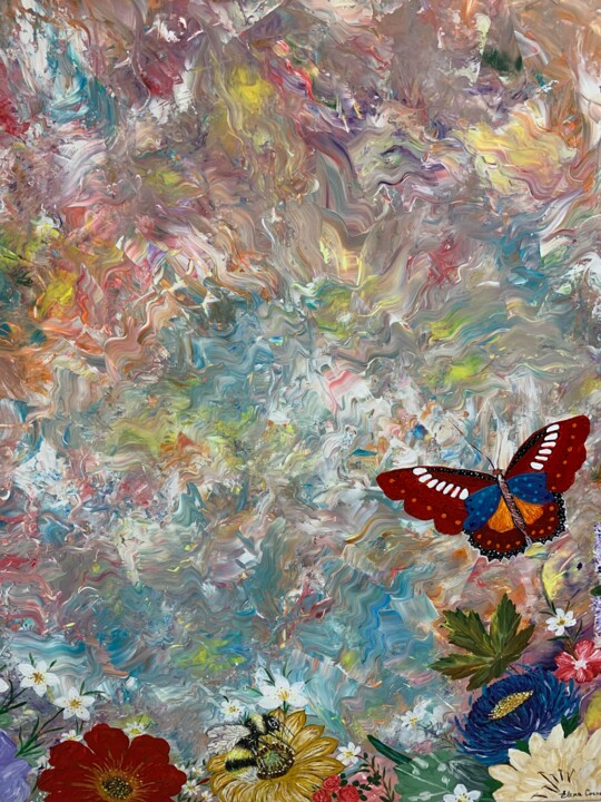 Paradiso 绘画, 39.4x39.4 in