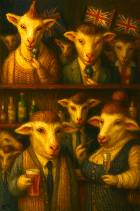 Your Saturday Night Starts Here 绘画, 21.3x14.2 in