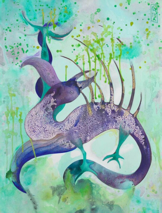 Le dragon d’eau Incisioni, stampe, 39,4x31,9 in