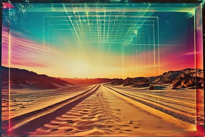 Polaroids of the 4th Dimension #2- Road - La route 数字艺术