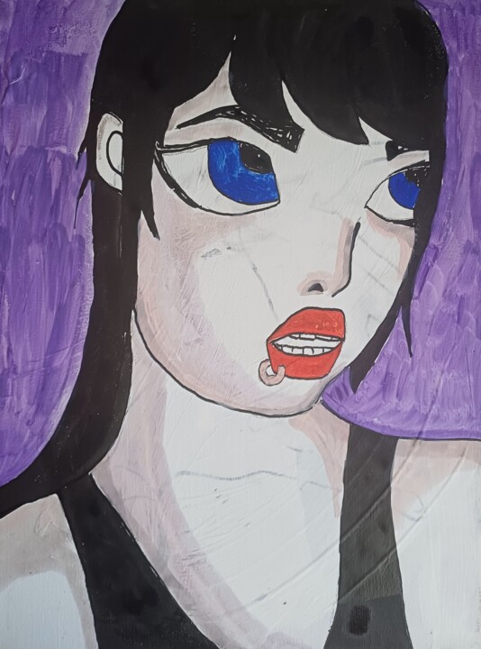 Sin Painting, 16.5x11.8 in