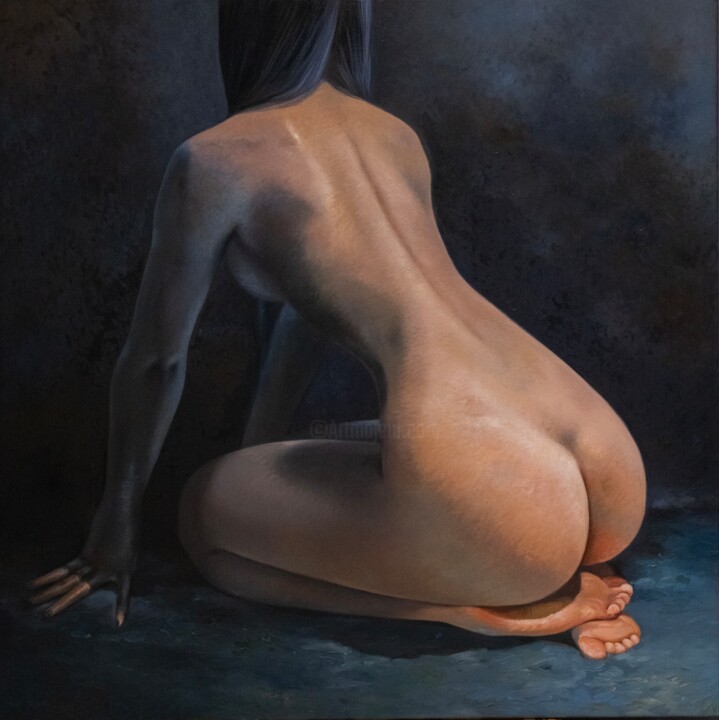 绘画,  35.4x35.4 in 