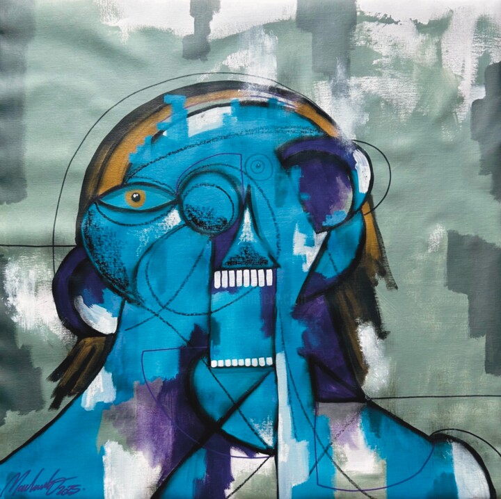 绘画,  27.6x27.6 in 