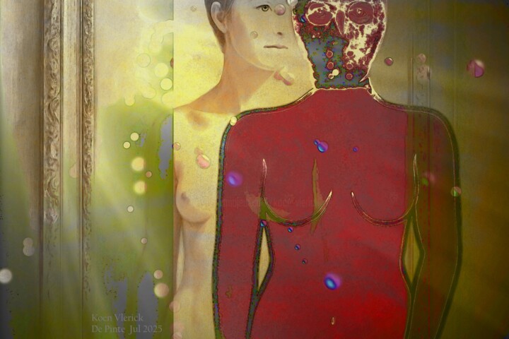 Digital Arts titled "aan de digitale oce…" by Koen Vlerick, Original Artwork, 2D Digital Work