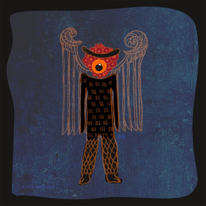 demoniojo 1 数字艺术, 30x30 in