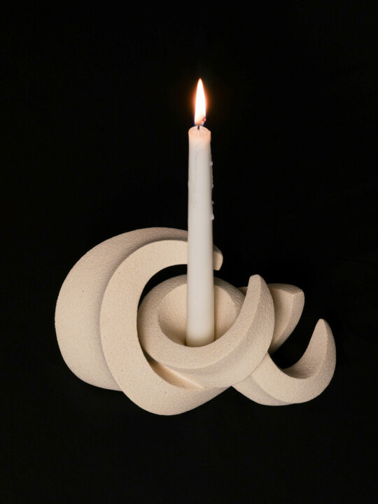 SWAN II candle holder Design, 4,9x8,5 in