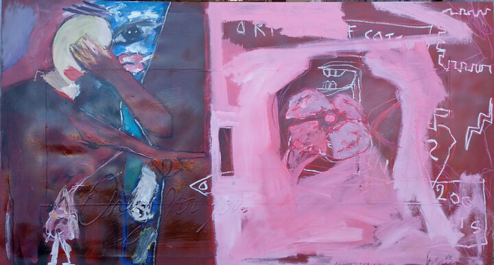 绘画,  23.6x43.3 in 