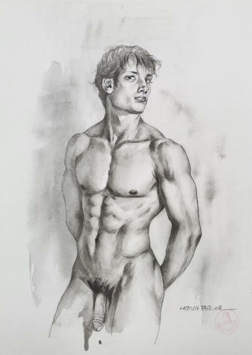 绘画,  10.6x7.5 in 