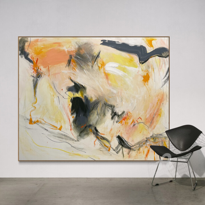Chasing The Sun Painting, 55.1x66.9 in