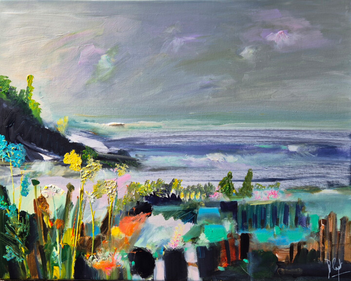 Une côte qui connaît les boussoles 绘画, 15.8x19.7 in