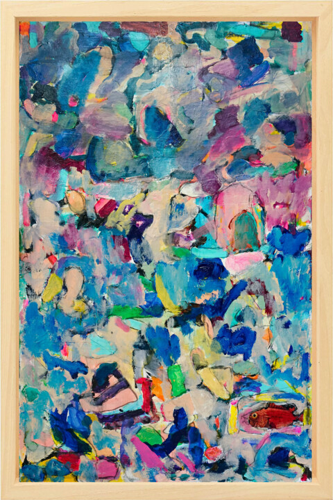 Schilderij getiteld "Liberation of the m…" door Geert Lemmers, Origineel Kunstwerk, Acryl Gemonteerd op Houten paneel