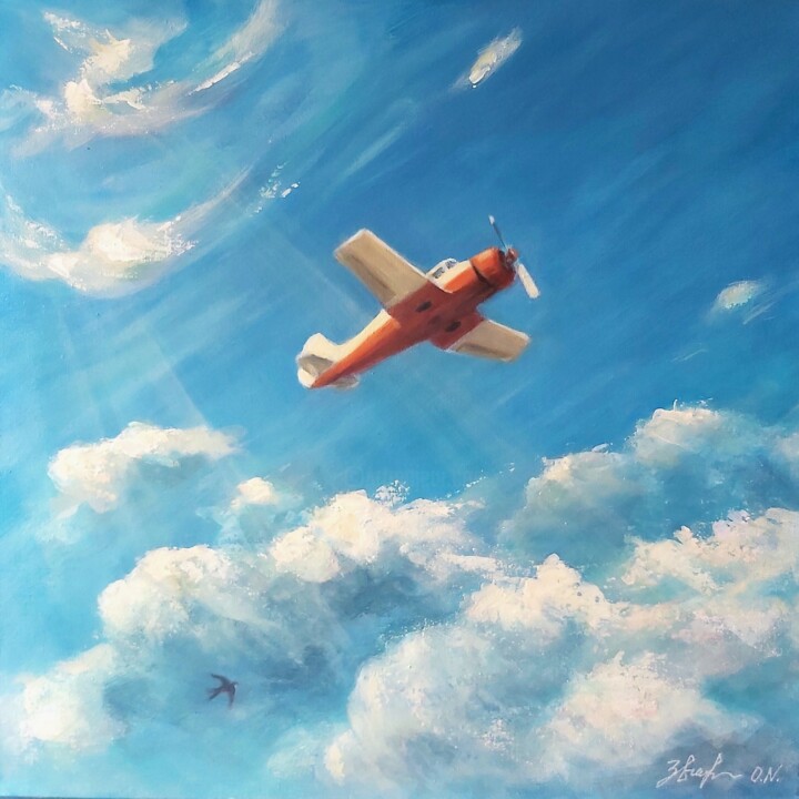 绘画,  19.7x19.7 in 
