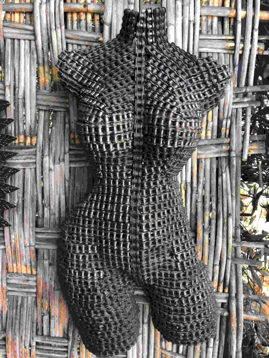 Elegant Female | Torso Mannequin | Artistic Wall | Sculpture 雕塑, 27.6x15 in