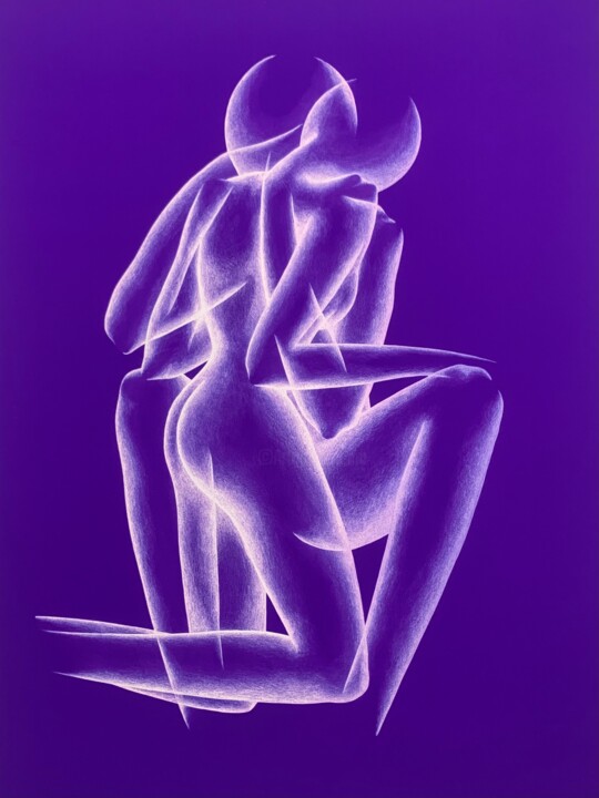 The Emotional Dawn - Velvet Violette - Baskıresim, 27,6x19,7 in