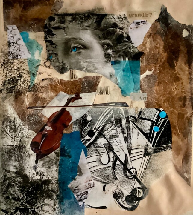 Collages,  16.9x18.9 in 